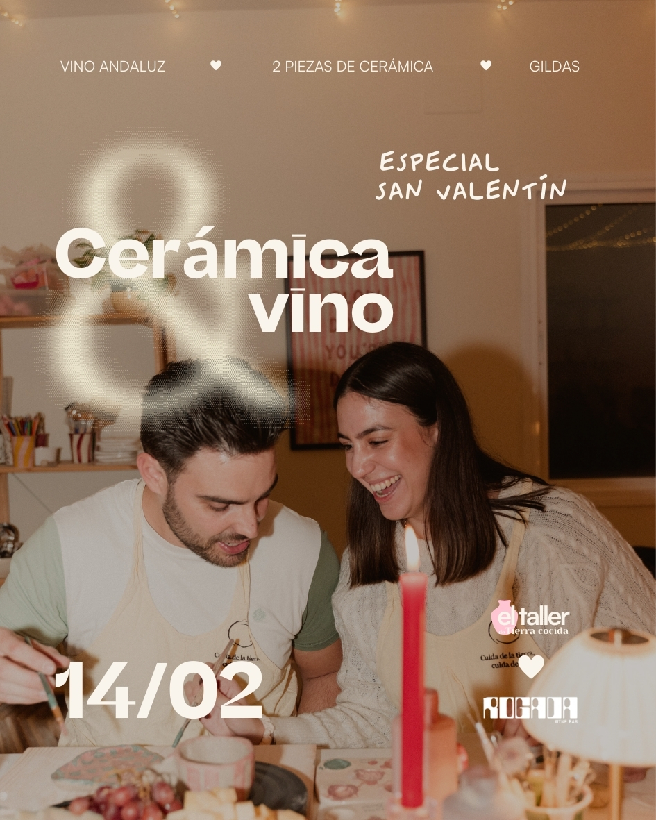 cerámica y vino San Valentín